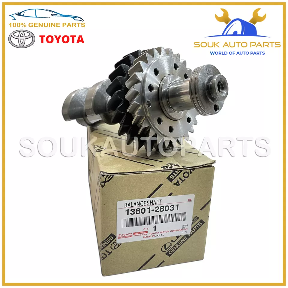 13601-28031 Genuine Toyota BALANCE SHAFT, NO.1 1360128031 OEM CAMRY ESTIMA