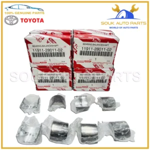 Genuine Toyota BALANCE SHAFT SET W/BEARING SET (8 PCS) 2AZ-FE NO.1 & NO.2 2.4L