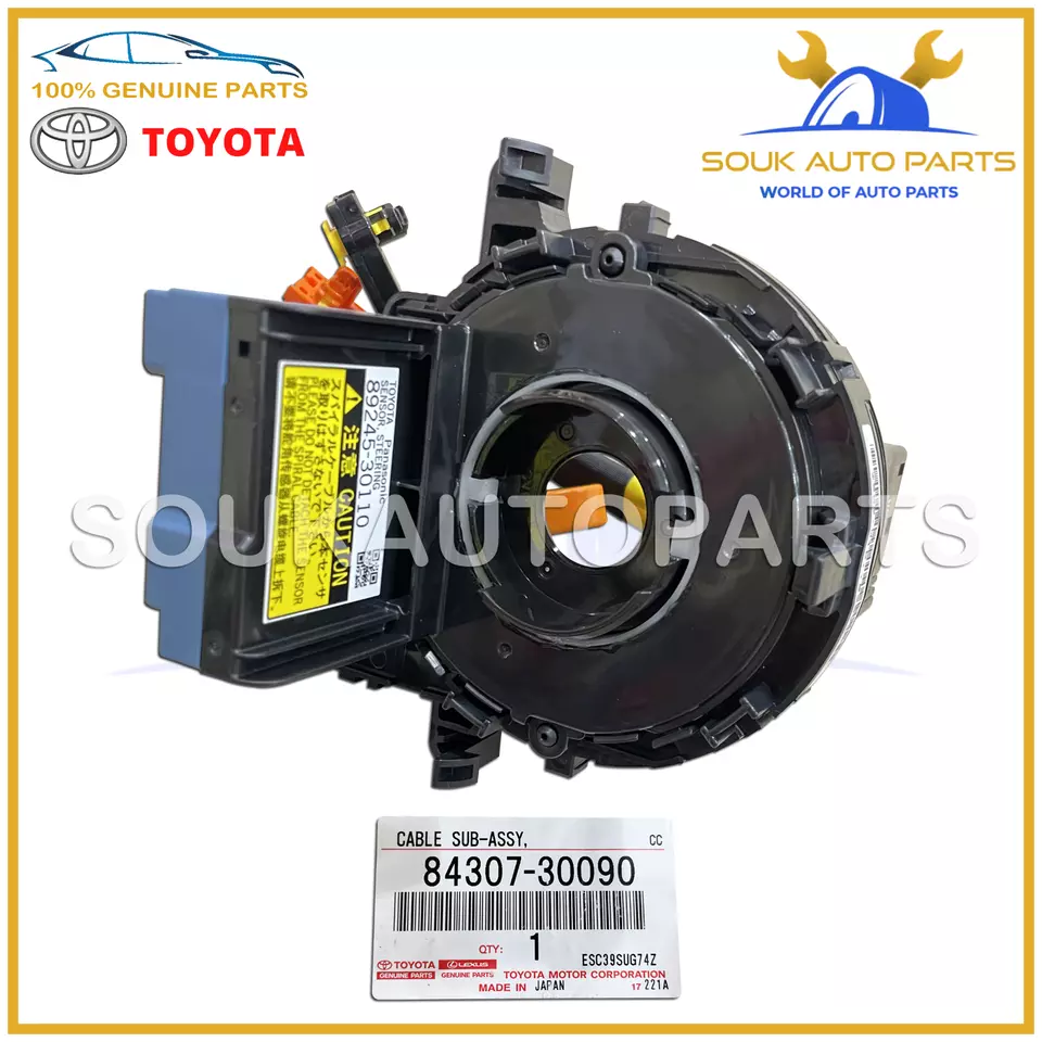 84307-30090 Genuine Toyota CABLE SUB-ASSY, SPIRAL 8430730090 OEM Lexus GX400