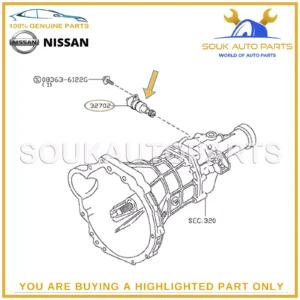 32702-VZ21B Genuine Nissan PINION ASSY SPEEDOMETER 32702VZ21B OEM