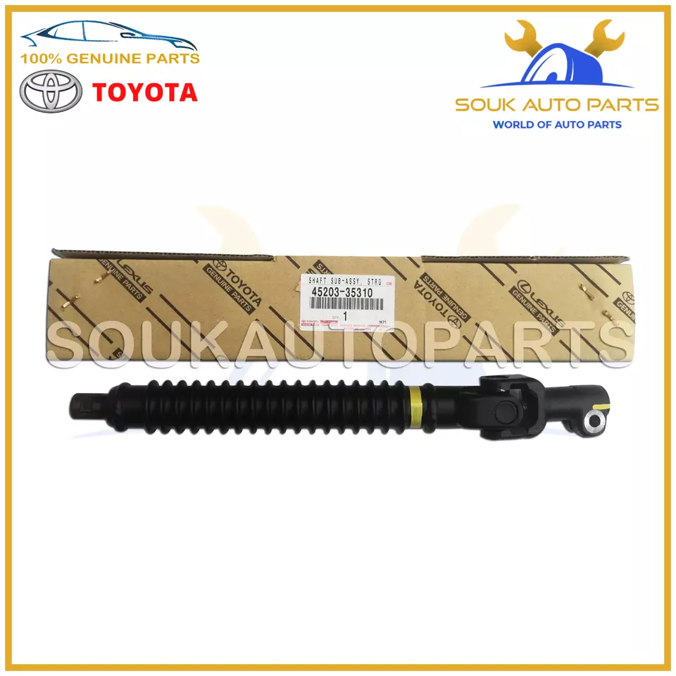 45203-35310 Genuine Toyota STEERING LOWER SHAFT, NO.2 4Runner FJ Cruiser GX470