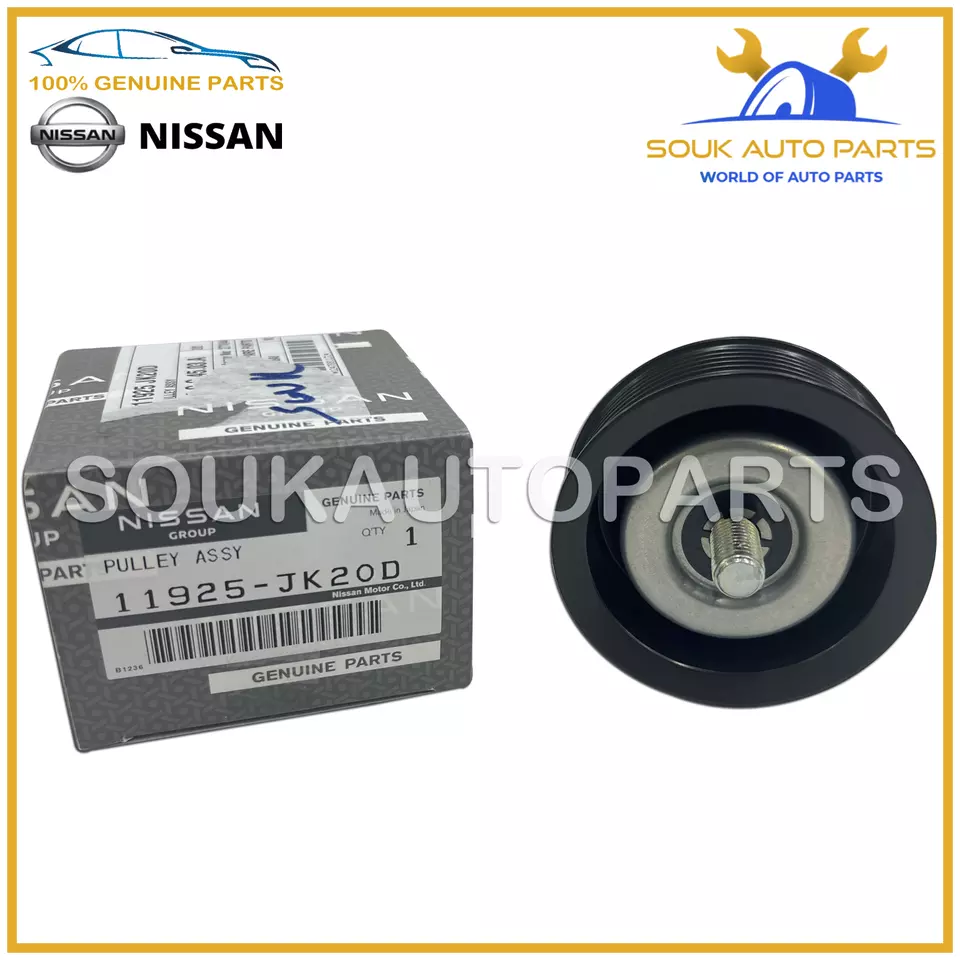 11925-JK20D Genuine Nissan IDLER PULLEY ASSY OEM Infiniti QX50 Q70