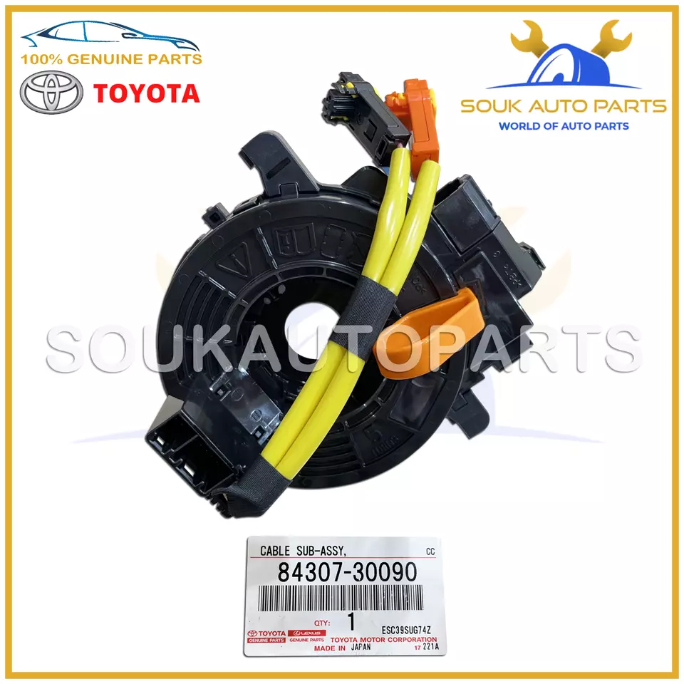 84307-30090 Genuine Toyota CABLE SUB-ASSY, SPIRAL 8430730090 OEM Lexus GX400