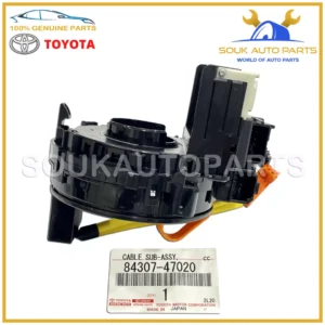 84307-47020 Genuine Toyota CABLE SUB-ASSY, SPIRAL PRIUS YARIS PRADO