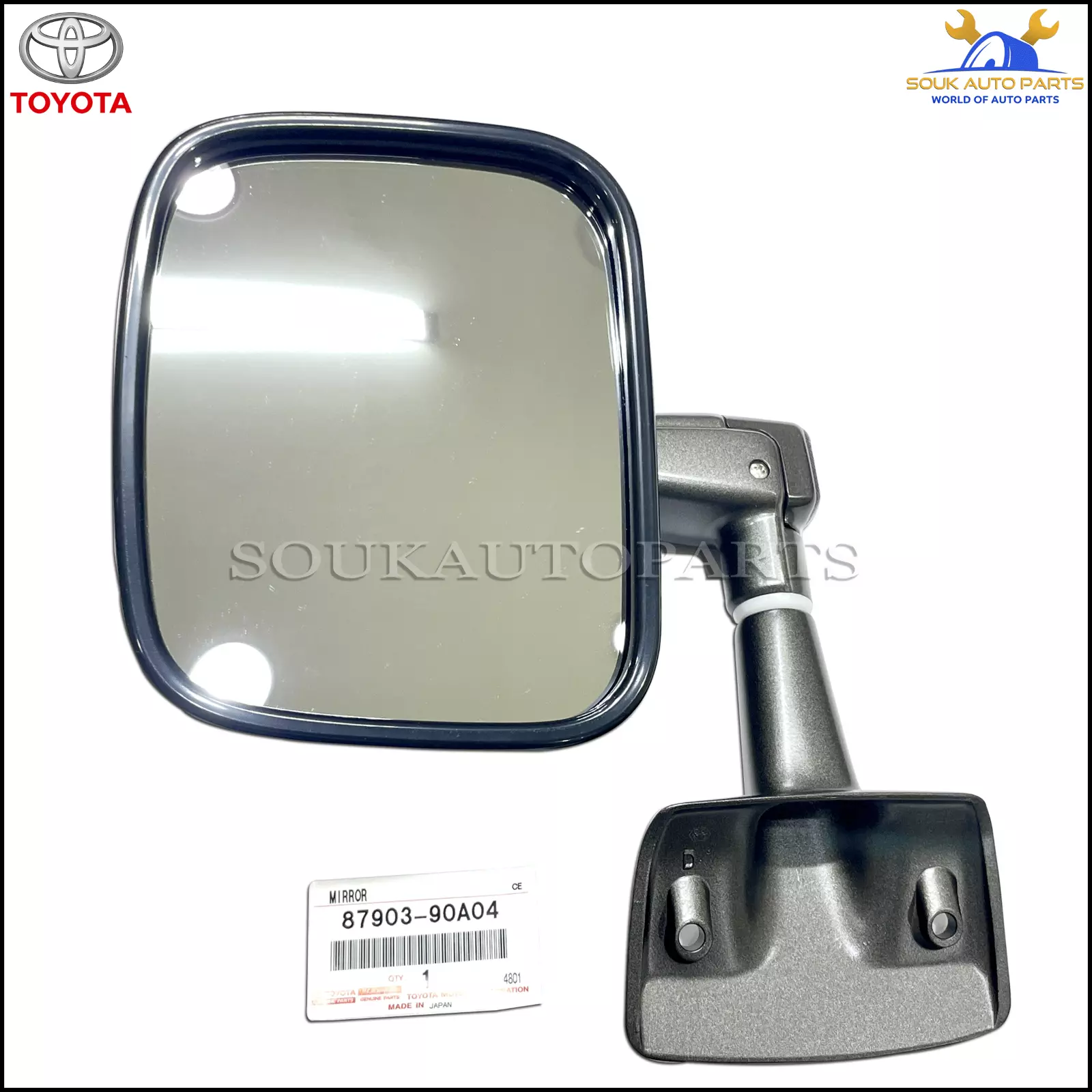 87903-90A04 Genuine Toyota MIRROR ASSY, OUTER REAR VIEW, RH/LH 8790390A04 OEM LC