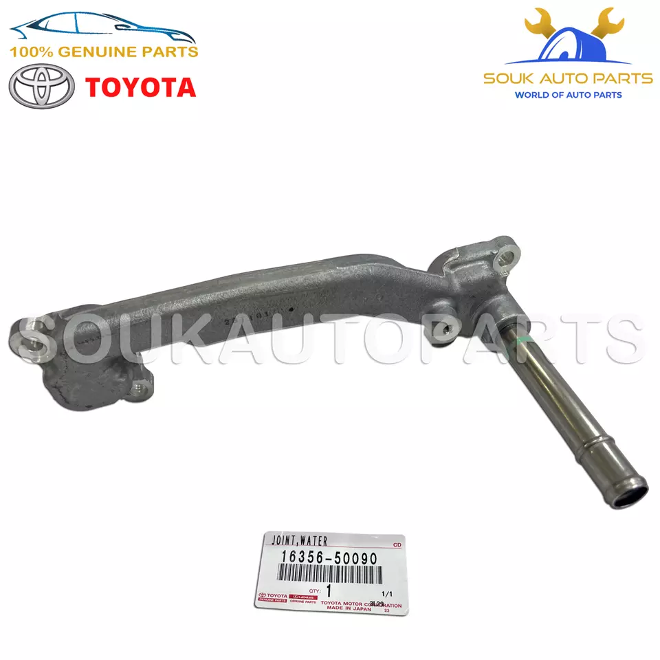 16356-50090 Genuine Toyota JOINT, WATER BY-PASS, REAR OEM