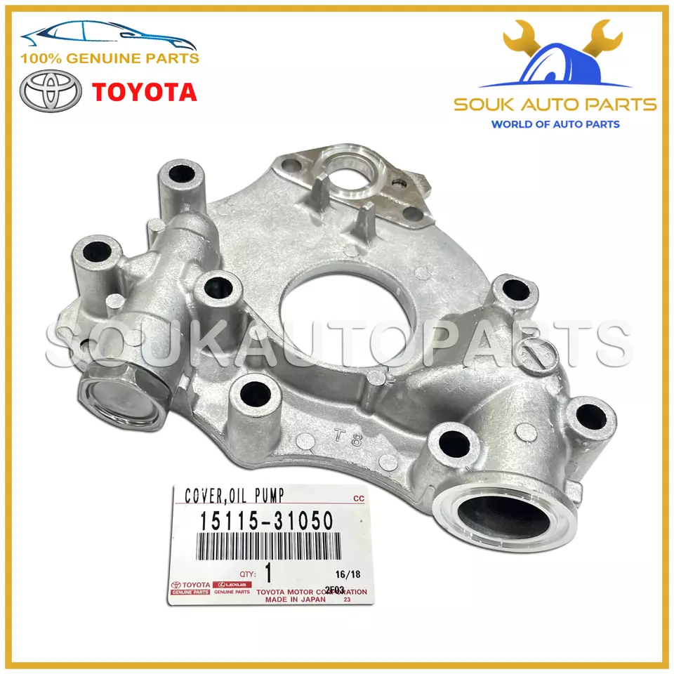 15115-31050 Genuine Toyota OIL PUMP COVER 1GR-FE HILUX LAND CRUISER