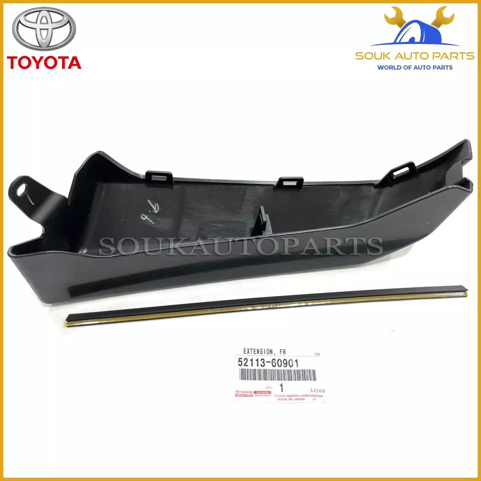 52113-60901 Genuine Toyota BAR, FRONT BUMPER, LH 5211360901