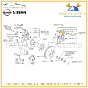 55154-30P01 Genuine Nissan BALL JOINT ASSY-REAR AXLE 5515430P01 OEM