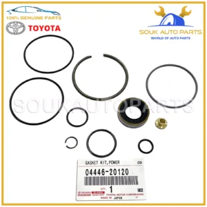 04446-20120 Genuine Toyota GASKET KIT, POWER STEERING PUMP 0444620120 OEM