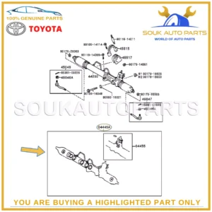 04445-35160 Genuine Toyota GASKET KIT POWER STEERING GEAR (FOR RACK & PINION)