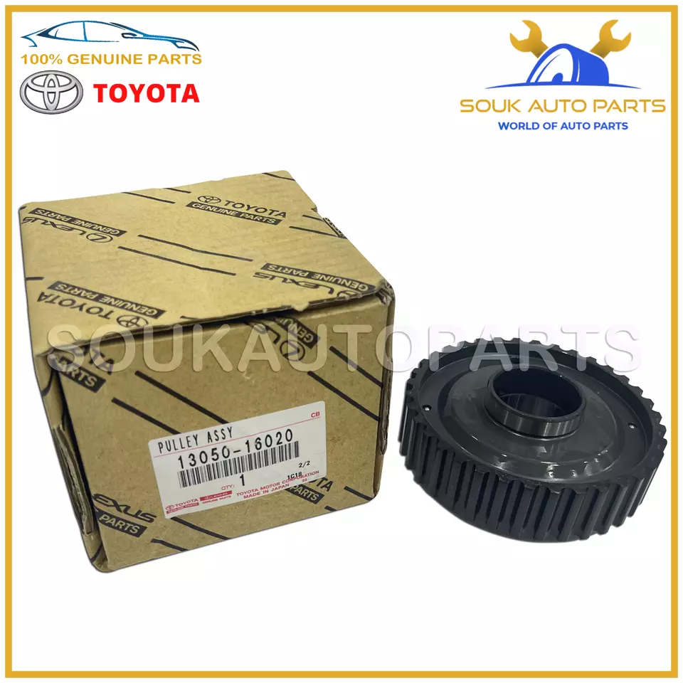 13050-16020 Genuine Toyota PULLEY, CAMSHAFT TIMING 1305016020 OEM COROLLA