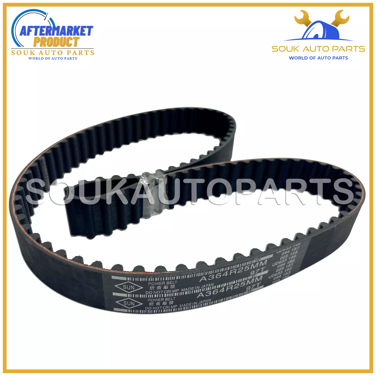 13568-30010 TIMING BELT 1KD-FTV 2KD-FTV 97 TEETH For Toyota A364R25MM HIACE