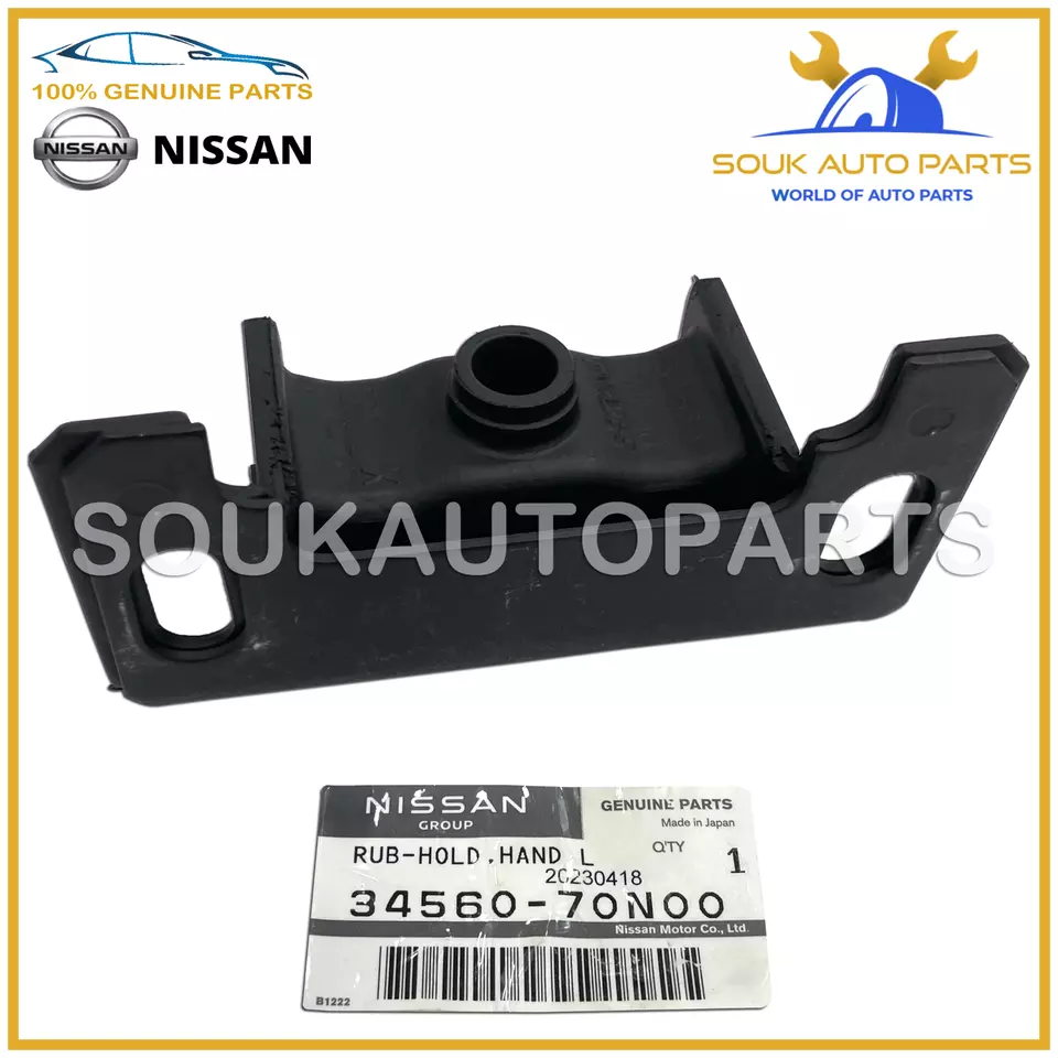 34560-70N00 Genuine Nissan BRACKET ASSY-HOLDER RUBBER 3456070N00 OEM