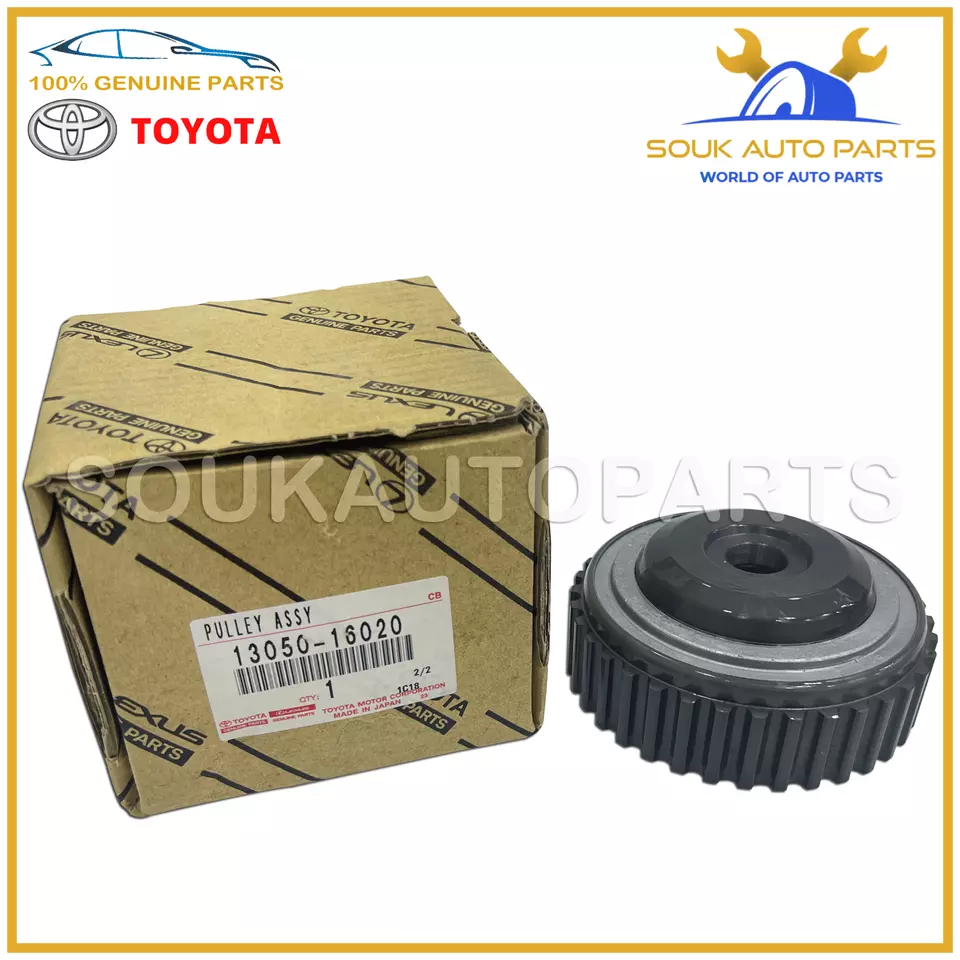 13050-16020 Genuine Toyota PULLEY, CAMSHAFT TIMING 1305016020 OEM COROLLA