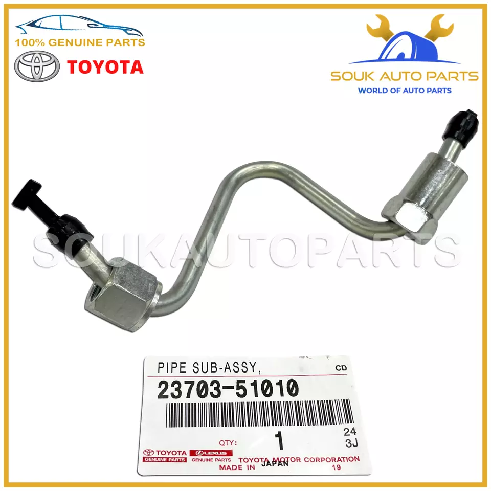 23703-51010 Genuine Toyota PIPE SUB-ASSY, INJECTION, NO.3 2370351010 LC
