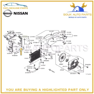 92184-5RB0A Genuine Nissan SEAL-CONDENSER, SIDE 921845RB0A OEM