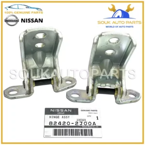 82420-2J00A Genuine Nissan HINGE ASSY-FRONT DOOR SET OF 2Pcs 824202J00A OEM