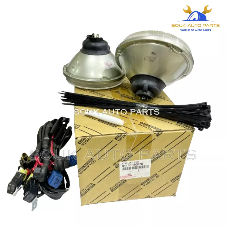 81110-60P70 Genuine Toyota HEADLAMP ASSY RH & LH 8111060P70 OEM