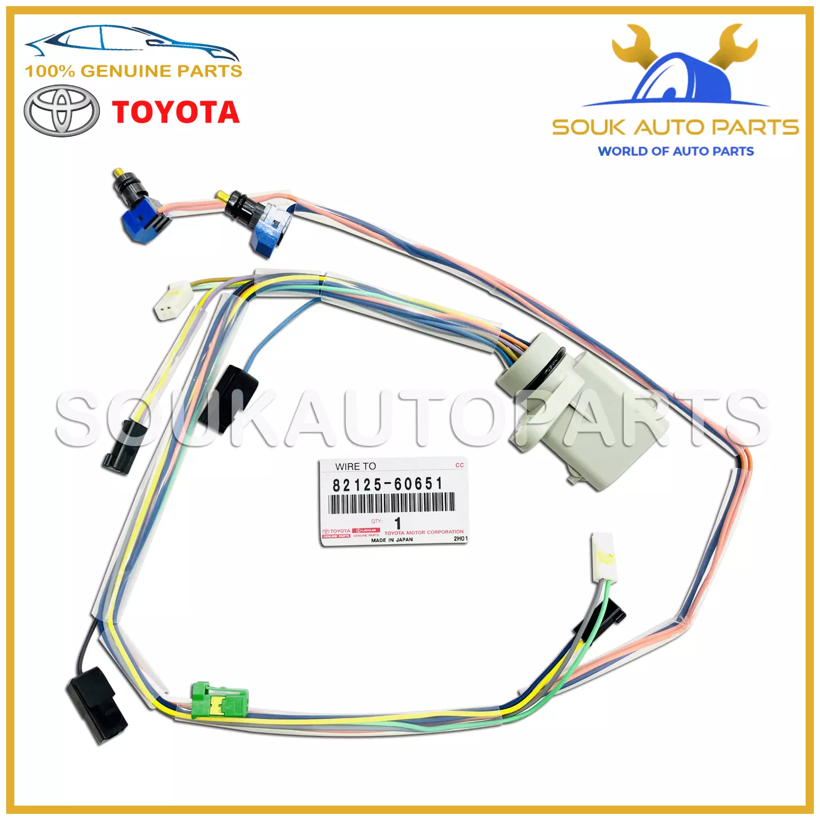 82125-60651 Genuine Toyota WIRE, TRANSMISSION 8212560651 OEM 4Runner Lexus LX470