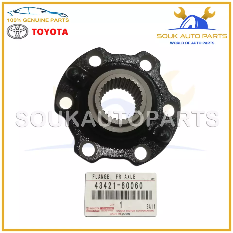 43421-60060 Toyota FRONT AXLE OUTER SHAFT FLANGE, RH/LH 4342160060 Genuine OEM