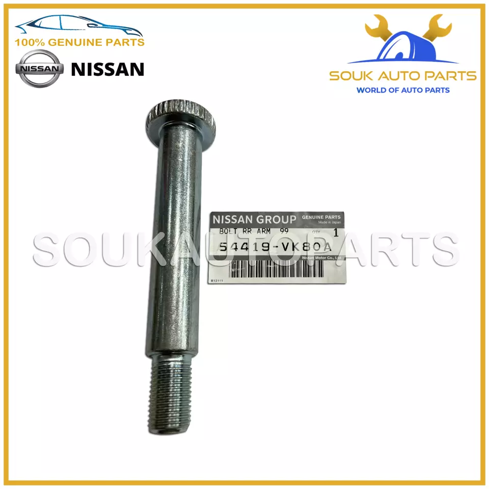 54419-VK80A Genuine FR SUSPENSION LOWER SHAFT PIN OEM Nissan NAVARA NP300