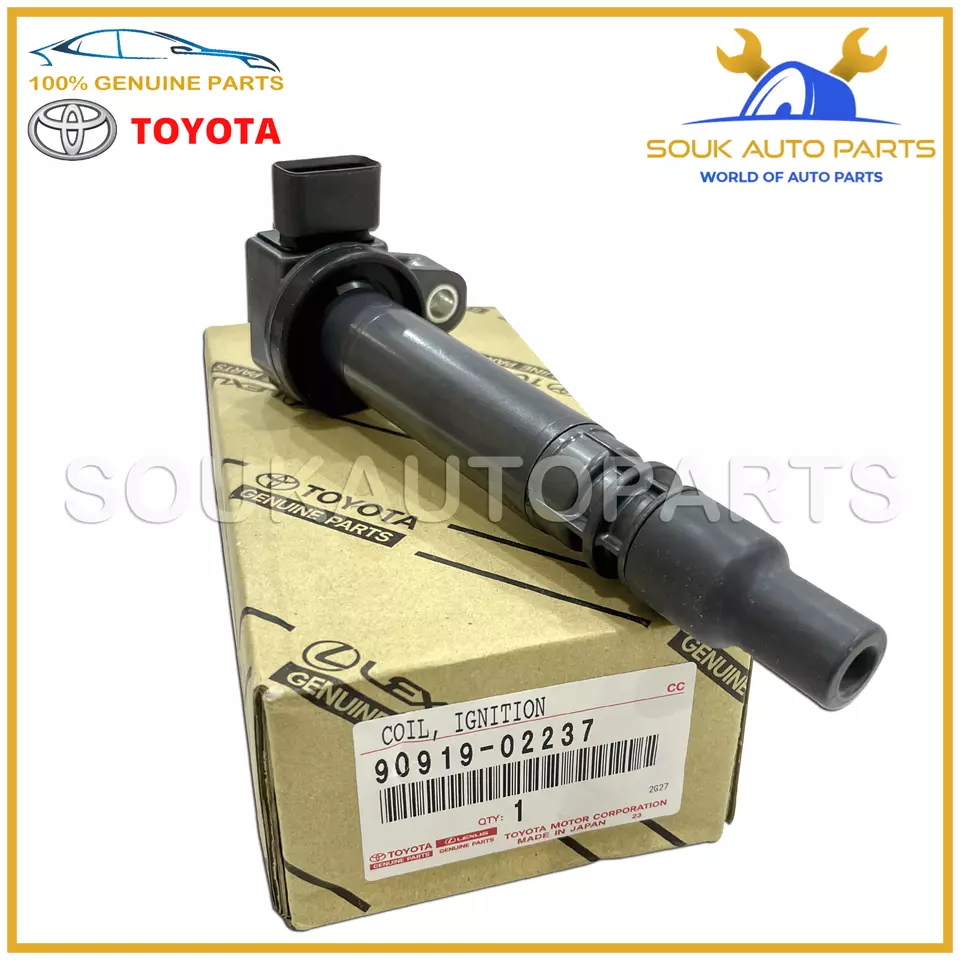 90919-02237 Genuine Toyota COIL ASSY, IGNITION 9091902237 OEM HILUX LC PRADO