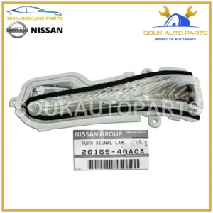 26165-4GA0A Genuine Nissan TURN SIGNAL LAMP ASSY, LH 261654GA0A OEM