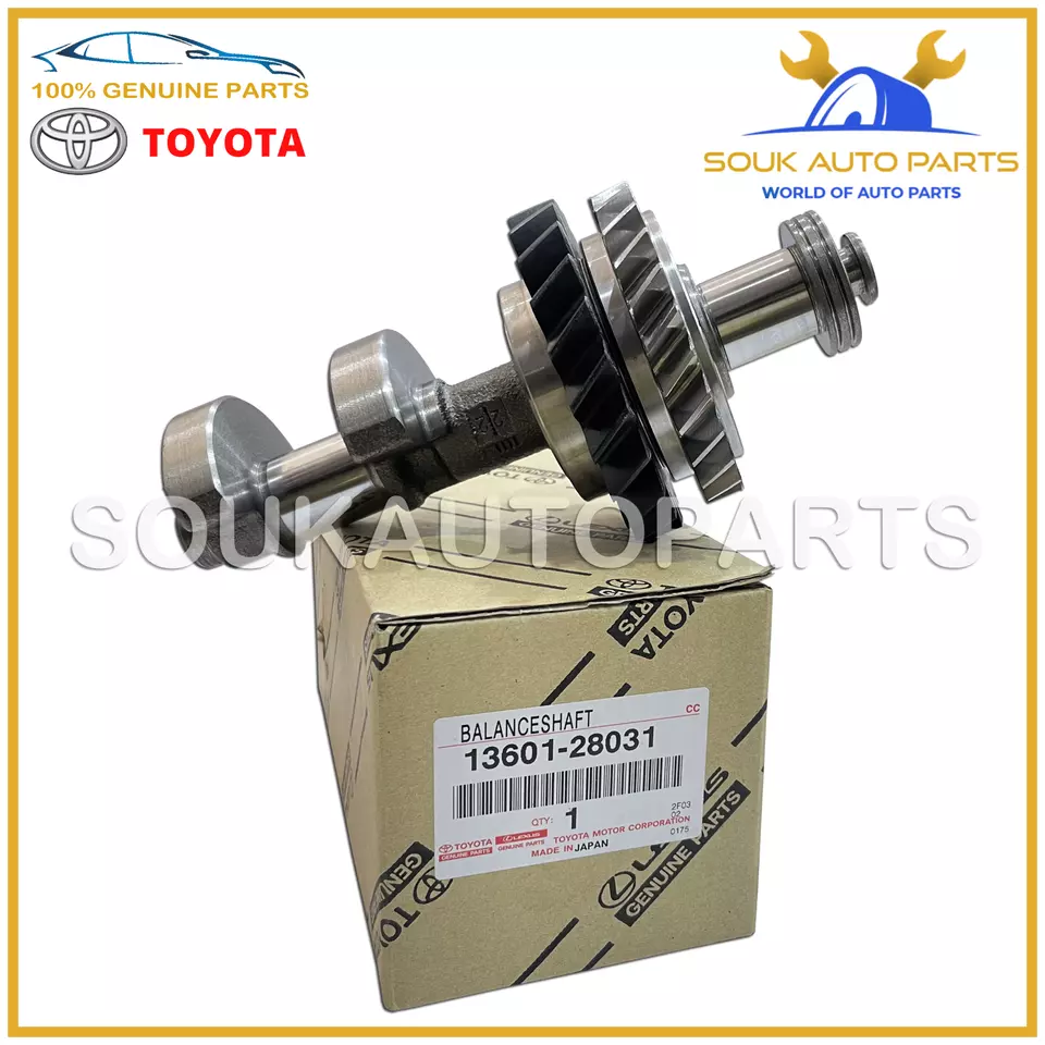 13601-28031 Genuine Toyota BALANCE SHAFT, NO.1 1360128031 OEM CAMRY ESTIMA
