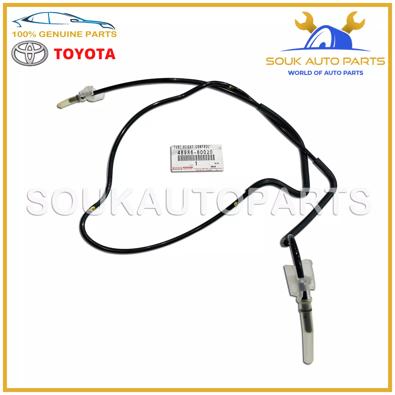 48986-60020 Genuine Toyota TUBE, HEIGHT CONTROL, NO.6 4898660020 OEM