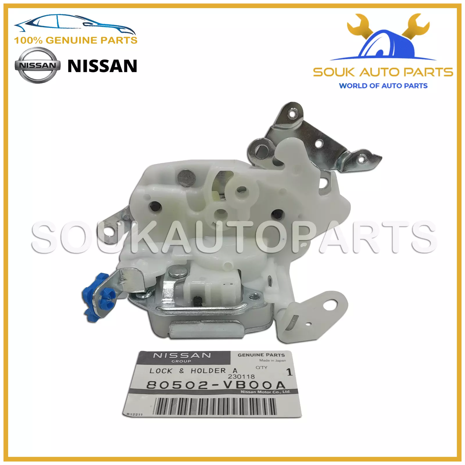 80502-VB00A Genuine Nissan LOCK ASSY-FRONT DOOR RH 80502VB00A OEM