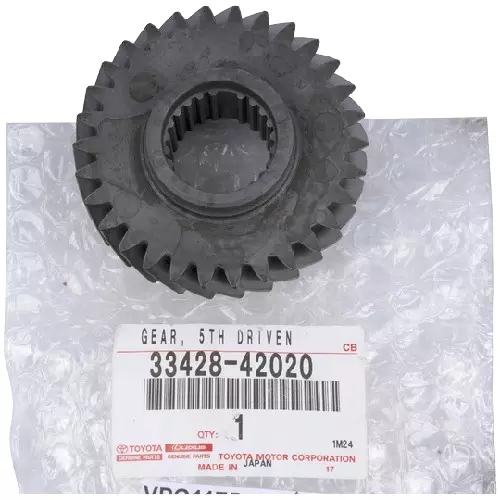 33428-42020 Genuine Toyota GEAR, 5TH DRIVEN 3342842020 OEM