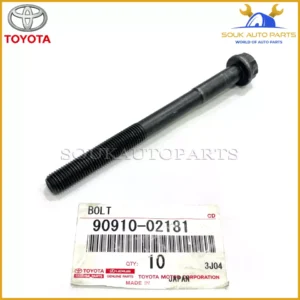 90910-02181 Genuine Toyota CYLINDER HEAD BOLT SET 20 PCS 2UZ-FE 4RUNNER