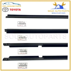 Genuine Toyota FRONT & REAR DOOR BELT MOULDING WEATHERSTRIP SET Corolla 09-12