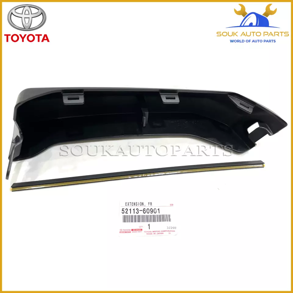 52113-60901 Genuine Toyota BAR, FRONT BUMPER, LH 5211360901