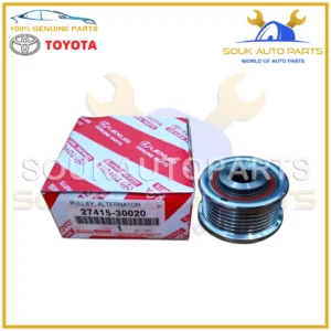 27415-30020 Genuine Toyota ALTERNATOR PULLEY WITH CLUTCH 2741530020 OEM