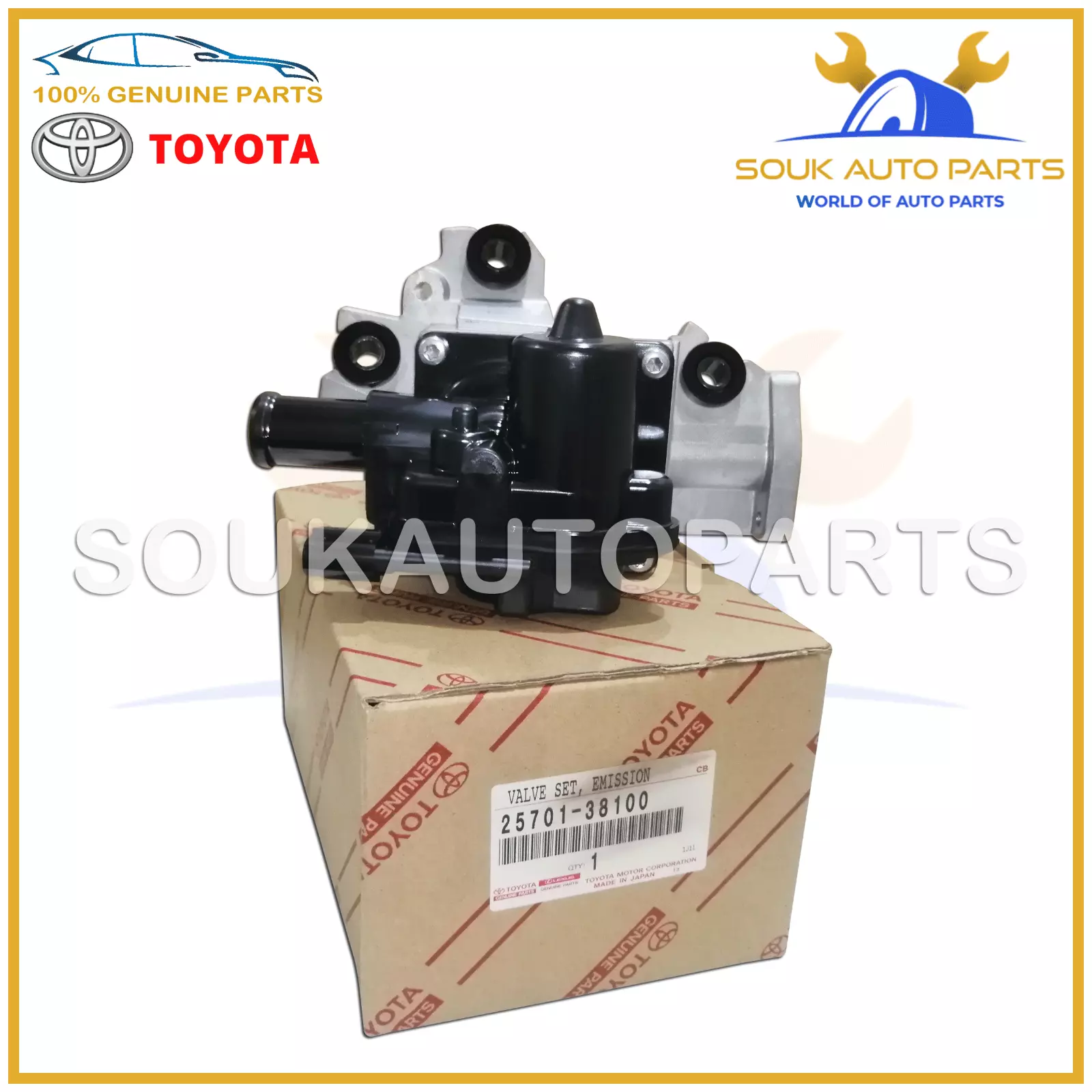25701-38100 Genuine Toyota VALVE SET, EMISSION CONTROL, NO.2 TUNDRA LC LEXUS