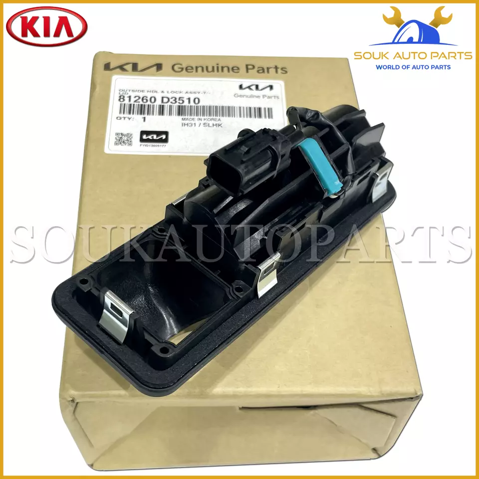 81260-D3510 Genuine Hyundai/Kia OUTSIDE HDL & LOCK ASSY-T/LID 81260D3510