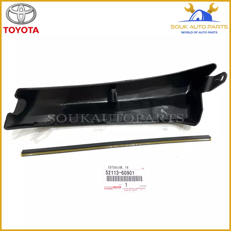 52113-60901 Genuine Toyota BAR, FRONT BUMPER, LH 5211360901