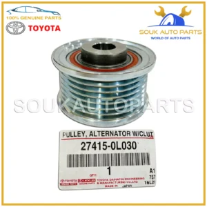 27415-0L030 Genuine Toyota PULLEY, ALTERNATOR W/CLUTCH OEM HILUX INNOVA 1GD 2GD