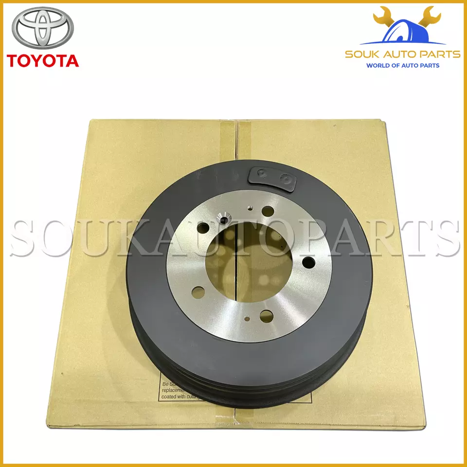 42431-60250 Genuine Toyota DRUM SUB-ASSY, REAR BRAKE 4243160250 OEM LAND CRUISER