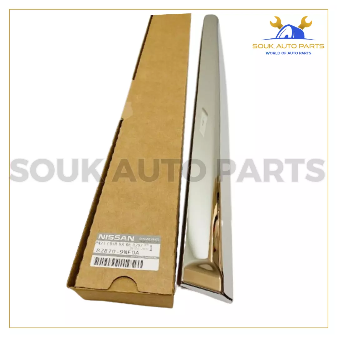 82870-9NF0A Genuine Nissan MOULDING-REAR DOOR, RH 828709NF0A OEM