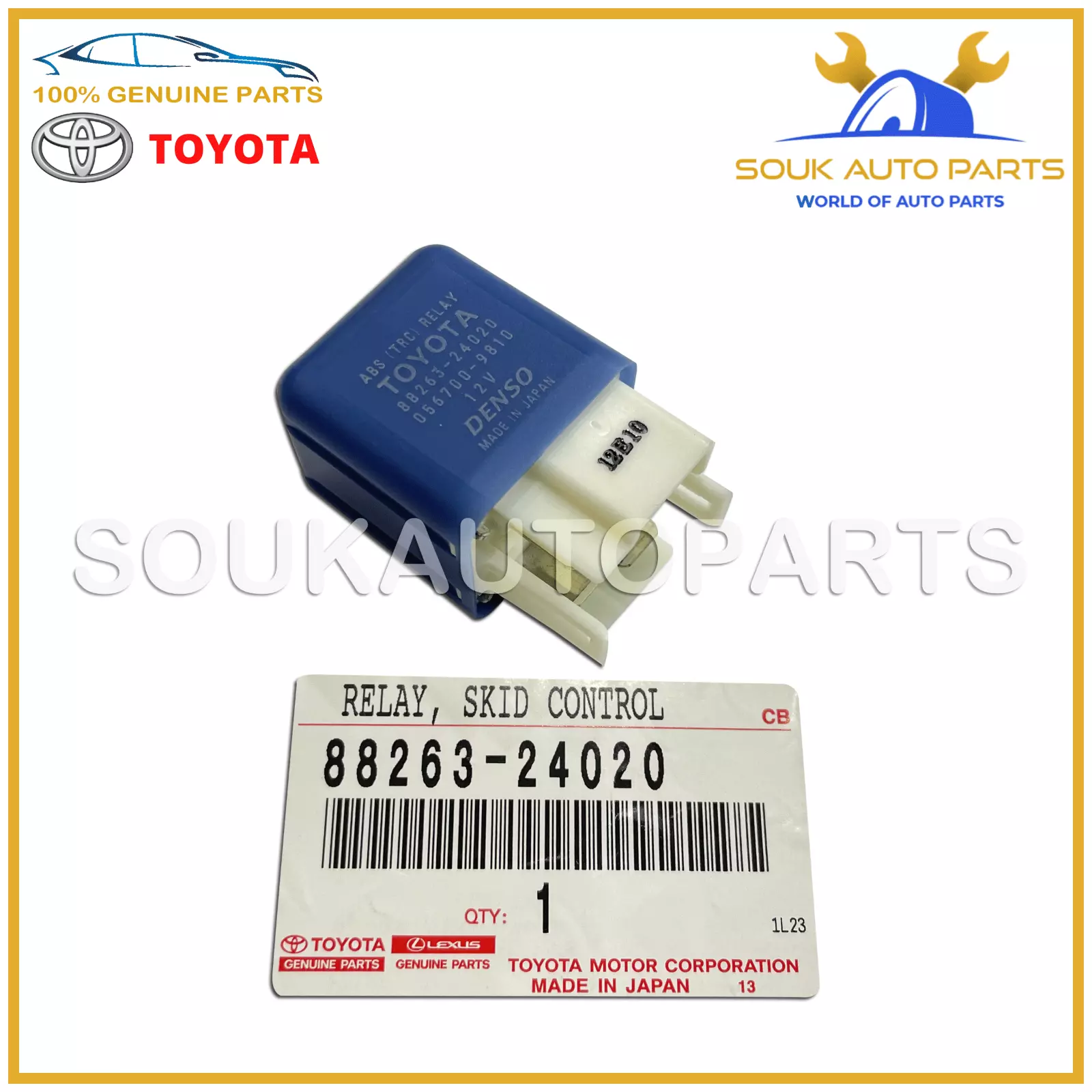 88263-24020 Genuine Toyota RELAY ASSY, STARTER 8826324020 OEM