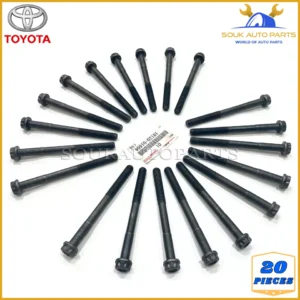 90910-02181 Genuine Toyota CYLINDER HEAD BOLT SET 20 PCS 2UZ-FE 4RUNNER