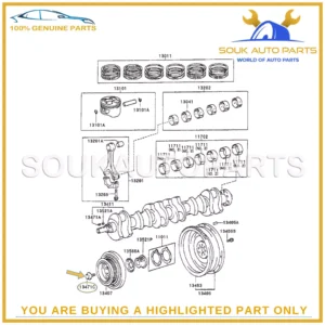90119-18002 Genuine Toyota CRANK DAMPER PULLEY BOLT & WASHER 2JZ-GTE JZA80 Supra