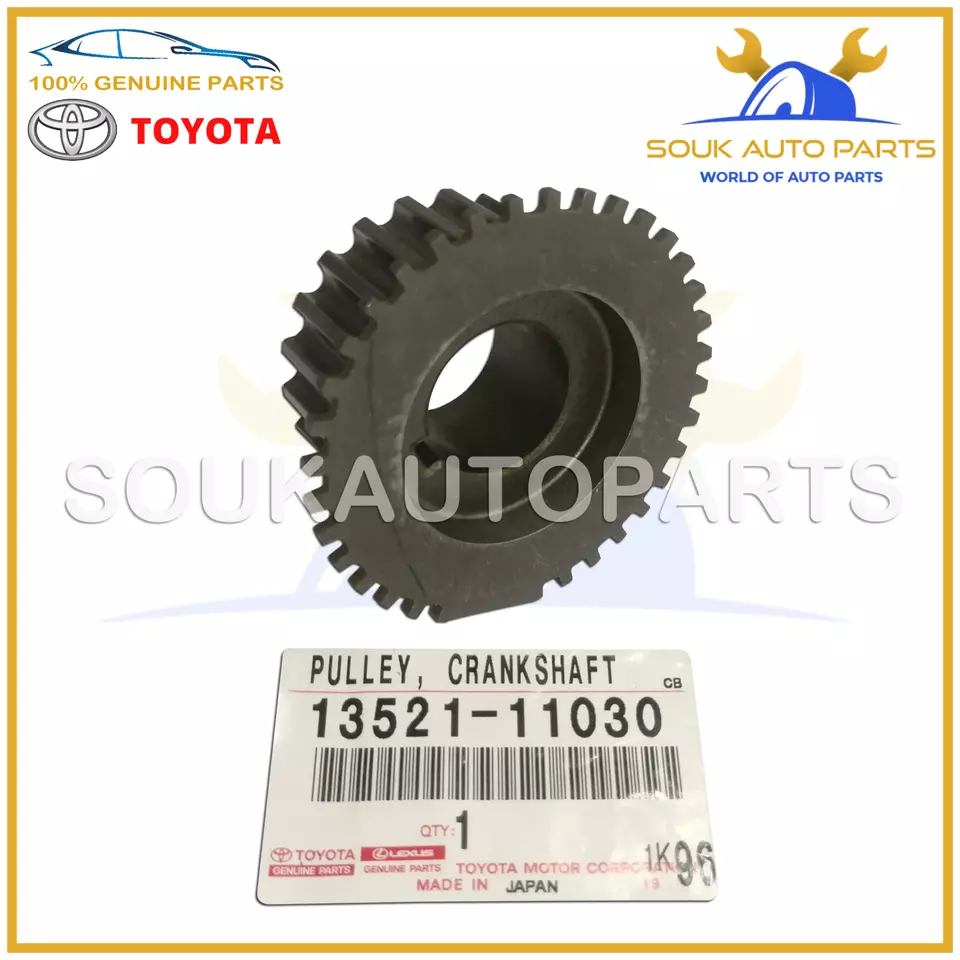 13521-11030 Toyota GENUINE CRANKSHAFT TIMING PULLEY 1352111030 OEM COROLLA 4E 5E