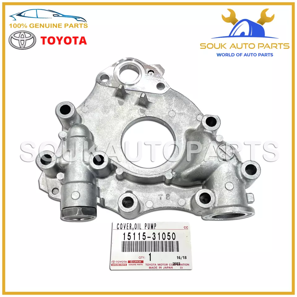 15115-31050 Genuine Toyota OIL PUMP COVER 1GR-FE HILUX LAND CRUISER