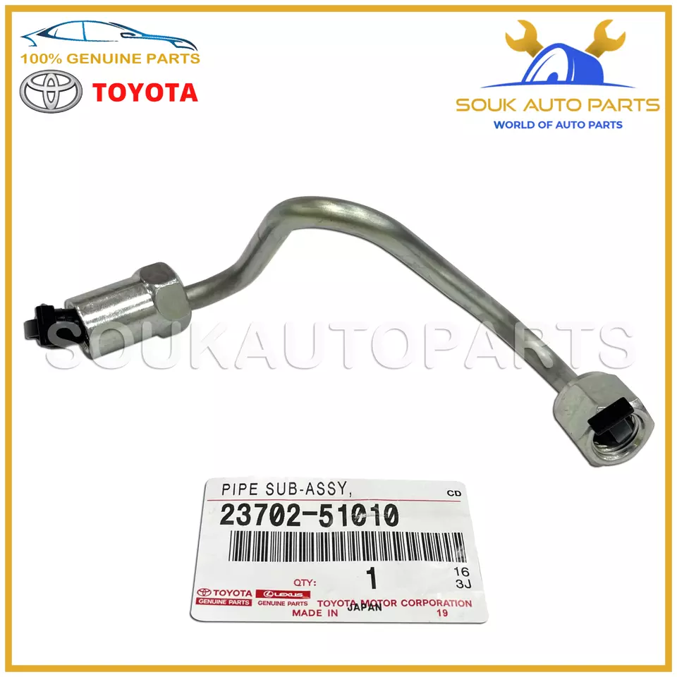 23702-51010 Genuine Toyota PIPE SUB-ASSY, INJECTION, NO.2 2370251010 OEM LC