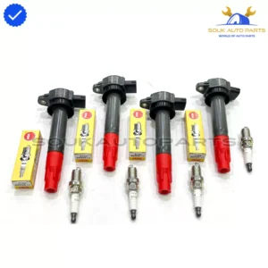 1832A025 Genuine IGNITION COIL & NGK PLUGS 4G64 4Pcs For Mitsubishi LANCER 08-17