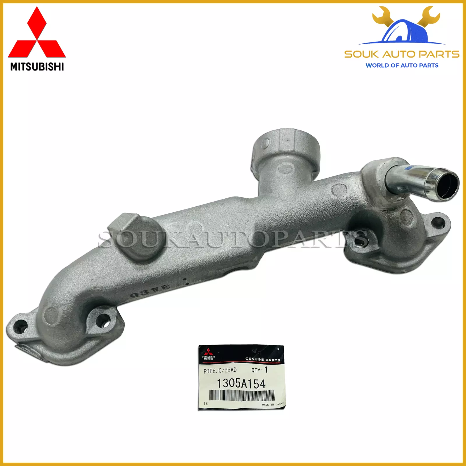 1305A154 Genuine Mitsubishi PIPE, C/HEAD WATER BY-PASS